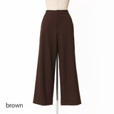 グレンチェックワイドパンツ