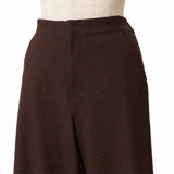 グレンチェックワイドパンツ