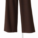 グレンチェックワイドパンツ