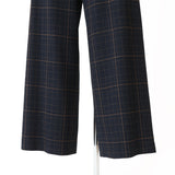 グレンチェックワイドパンツ