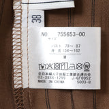 シアーストライプボウタイブラウス