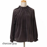 シアーベロアギャザーネック