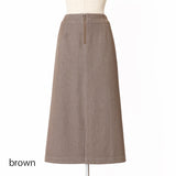 アーバンデニム台形ミモレスカート