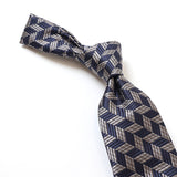 ジャガード幾何学ネクタイ【Made in Italy】