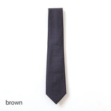 カラークロスフラワー小紋ネクタイ【Made in Italy】