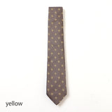 カラーフラワー小紋ネクタイ【Made in Italy】