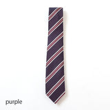 Wストライプネクタイ【Made in Italy】