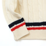 gim 5G英国羊毛チルデンニット【Made in Japan】