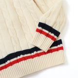 gim 5G英国羊毛チルデンニット【Made in Japan】