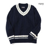 gim 5G英国羊毛チルデンニット【Made in Japan】