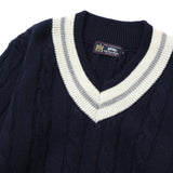 gim 5G英国羊毛チルデンニット【Made in Japan】