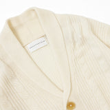 7Gケーブルショールカーディガン