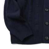 7Gケーブルショールカーディガン