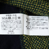 gim 8G英国羊毛チェッククルーニット【Made in Japan】