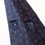 スクエア小紋ネクタイ【Made in Italy】