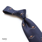 ダイヤ小紋ネクタイ【Made in Italy】