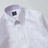 ストライプボタンダウン衿裏別布シャツ【Made in Japan】