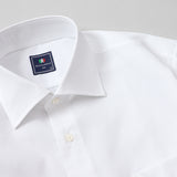 ツイル無地セミワイドシャツ【Made in Japan】