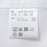 ツイル無地セミワイドシャツ【Made in Japan】