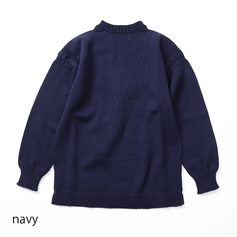 GUERNSEY WOOLLENS クルーネックニット【Made in GBR GUERNSEY WOOLLENS クルーネックニット【Made in GBR
