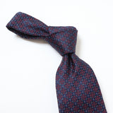 ジャガードカラースクエアネクタイ【Made in Italy】