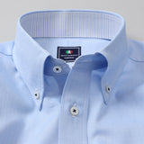 オックスボタンダウン襟裏別布シャツ【Made in Japan】