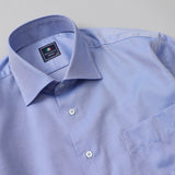 ブルーツイルセミワイドシャツ【Made in Japan】