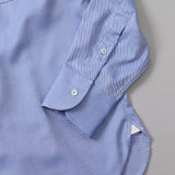 ブルーツイルセミワイドシャツ【Made in Japan】