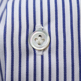 カラー織りストライプセミワイドシャツ【Made in Japan】