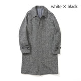 ツィードヘリンボーンラグランコート【Made in Japan】