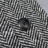 ツィードヘリンボーンラグランコート【Made in Japan】