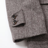 尾州ツィードヘリンボーンアルスターコート【Made in Japan】