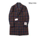 ハリスツィードチェックチェスターコート【Made in Japan】