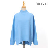 7Gウールスリットハイネックニット