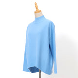 7Gウールスリットハイネックニット