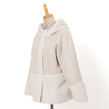 フェイクファームートン切替アウター