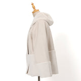 フェイクファームートン切替アウター