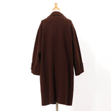 ラムウールメルトンスタンドコート