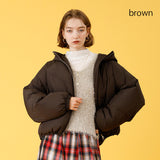 発熱中綿フードダウン