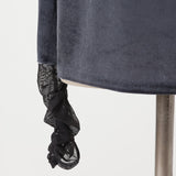 カットベロアタートルネック