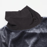 カットベロアタートルネック