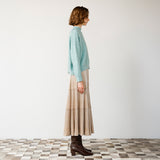 カットベロアティアードスカート