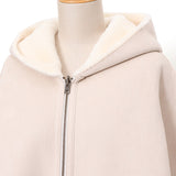 リバーシブルフェイクムートンアウター