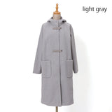 WOOLLETダッフル型コート