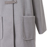 WOOLLETダッフル型コート