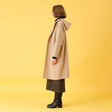 WOOLLETダッフル型コート