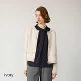 ドラロンリング鹿の子金ボタンカーディガン