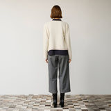 ドラロンリング鹿の子金ボタンカーディガン