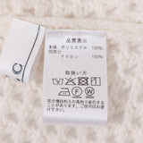 ベロアメッシュ×シャギーニット