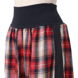 ネルチェックサイドラインスカート